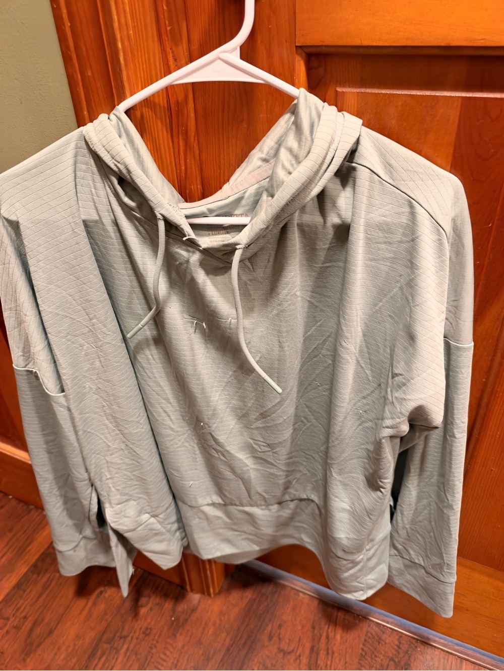 Mondetta Sage Green Hooded Women's Pullover